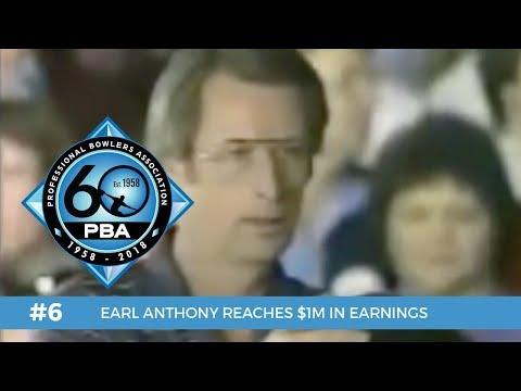 Pba 60th anniversary most memorable moments #6 - earl anthony reaches $1m in earnings