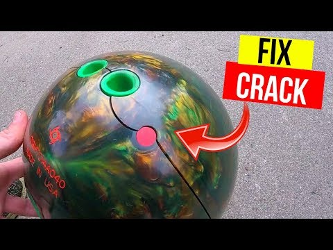 How to fix a cracked bowling ball &amp; prevent it from ever happening -jonny diy