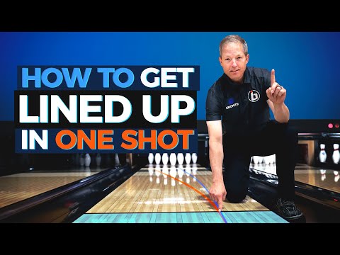 How to get lined up in one bowling shot! Understanding the hidden oil patterns like the pros.