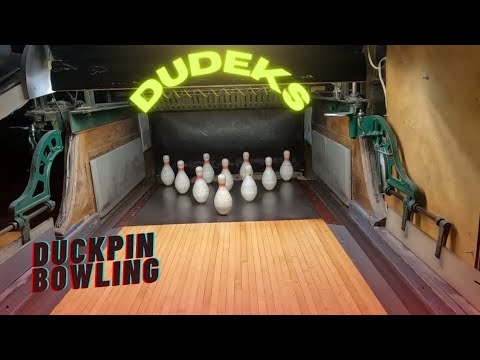 Dudeks duckpin bowling lanes