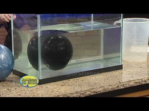 Floating bowling balls - cool science experiment
