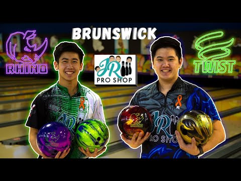 Brunswick twist vs rhino | best selling bowling balls | not just for beginners??