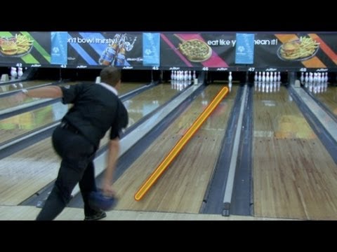 How to throw the bowling ball straight