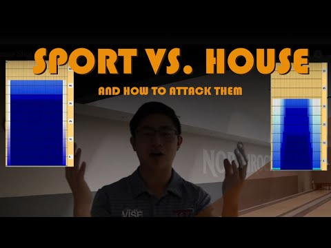 House shot vs sport shot | how to bowl on a house shot and sport shot | attacking the difference