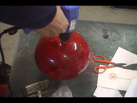 How to drill your bowling ball at home with small drill