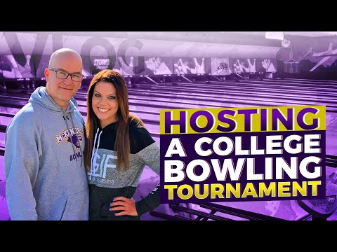 Hosting a college bowling tournament. Behind the scenes with coaches bryan &amp; shannon o'keefe.