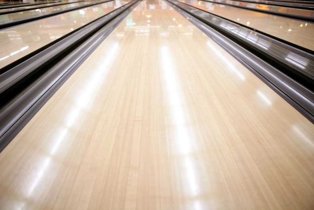 Bowling lane that meets united states bowling congress requirements - you can just see your bowling ball striking on this lane.