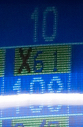 Snippet of 10th frame of bowling scoring sheet. The image shows a strike on the first roll, six pins knocked down on second roll and one pin knocked down on the third roll of the tenth frame.