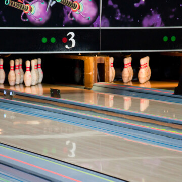 What are bowling lanes made of and why