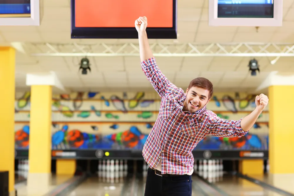 The excitement of becoming a professional bowler after his first lesson, in his bowling packages was well worth it.