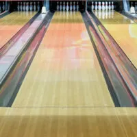 An at home bowling alley for bowling enthusiasts provides consistent play for family and friends.