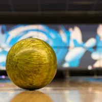 Vintage bowling ball with aggressive bowling ball performance that many bowling ball collectors would love to have in their collection.