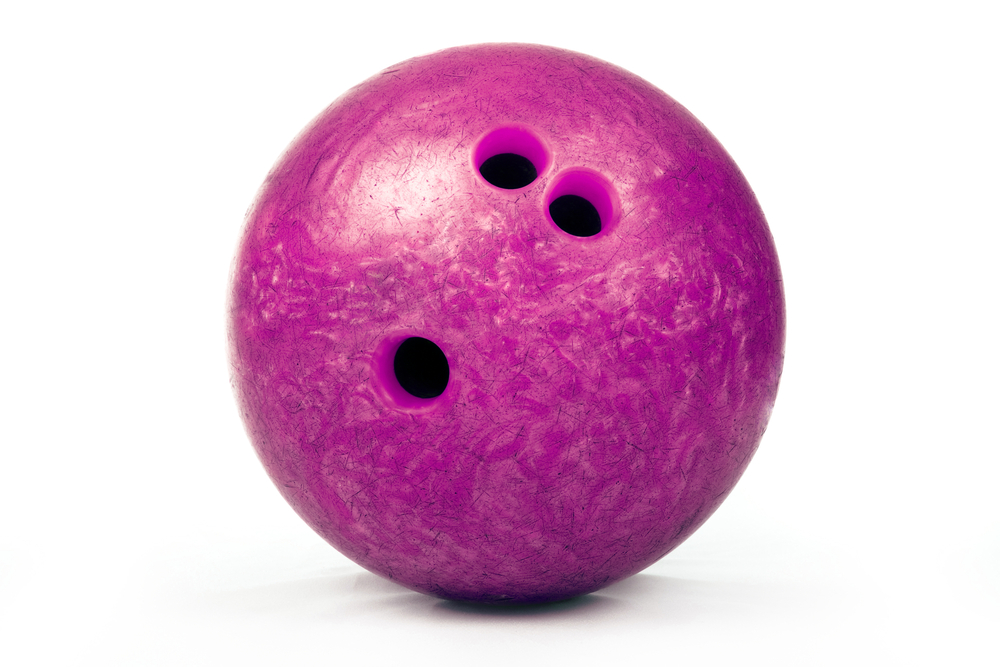 House bowling balls are not used in tournaments.
