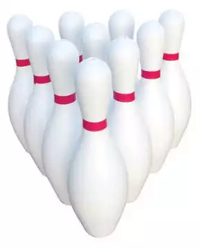 Palos sports the zone weighted bowling pin set