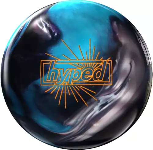 Roto grip hyped pearl bowling ball - black/blue/charcoal