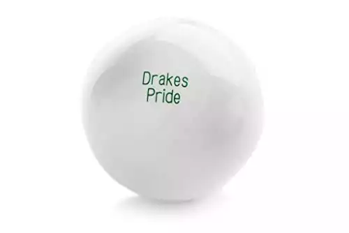 Drakes pride standard outdoor white lawn bowls jack (63-64mm, approx 266g)