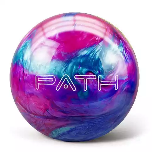 Pyramid path bowling ball