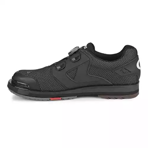 Dexter mens sst 8 power frame boa bowling shoes- grey/black