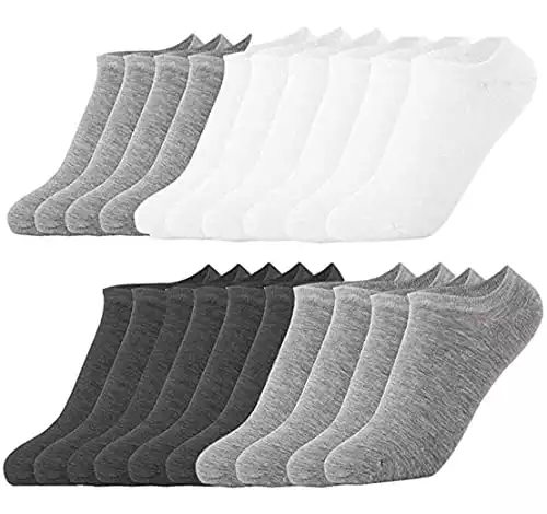 10 pairs ankle socks no show sock low-cut athletic men women cotton socks