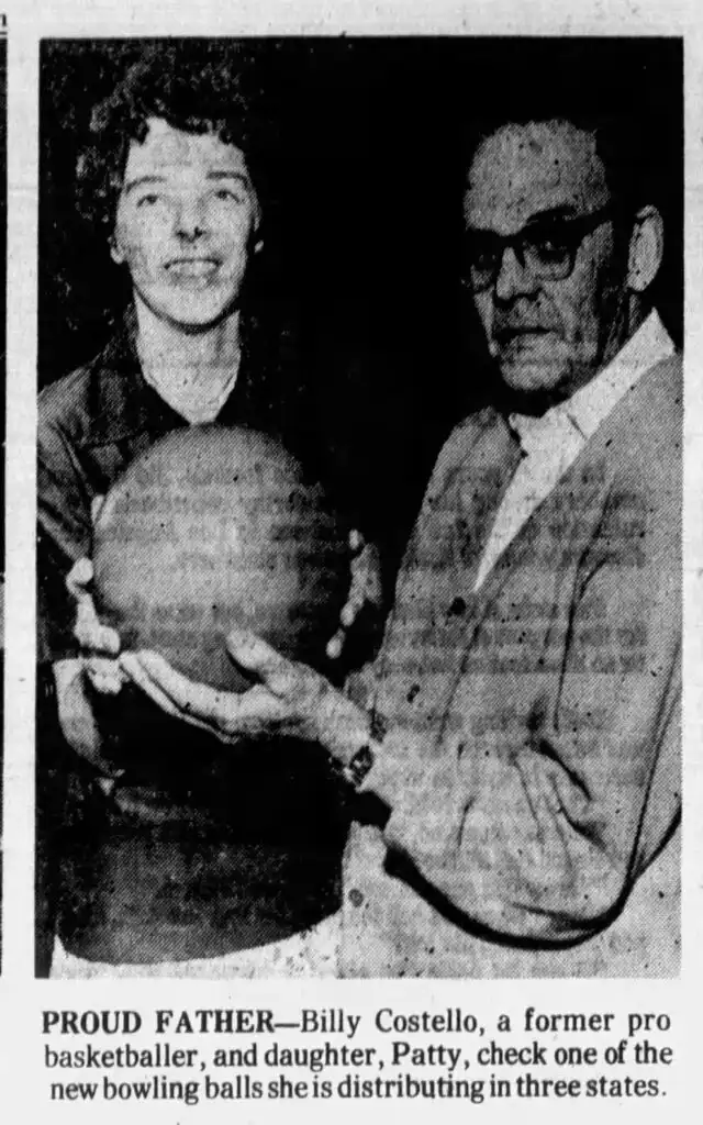 Patty costello with her father scrantonian jan 23 1977 pg 49