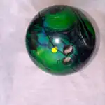 A cracked and dirty ball has poor performance