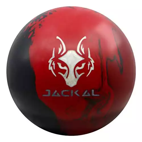 Motiv jackal legacy bowling ball 15lbs, red/black