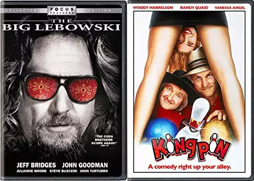 The farrelly bros + the coen brothers make funny movies with bowling : kingpin + the big lebowski dvd bundle