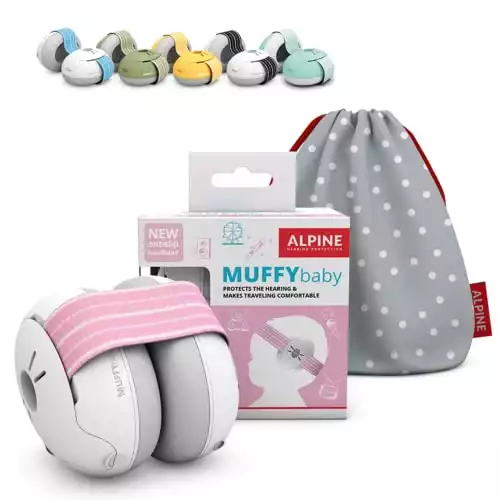 Alpine muffy baby ear protection for babies and toddlers up to 36 months - ce & ansi certified - noise reduction earmuffs
