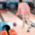 What happens when the bowling ball is rolled slow