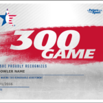 If you bowl 300 at the bowling alley, it's an unsactioned usbc event, you get a certificate