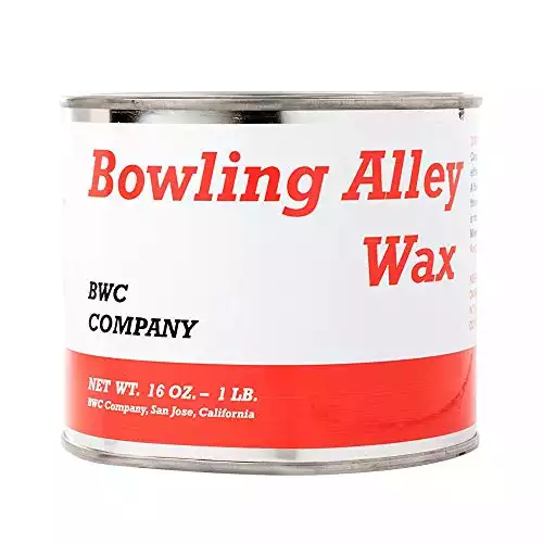 Bowling alley wax, clear paste wax, 16 oz. Can