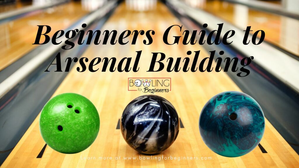 Three bowling balls showing how to create a bowling ball arsenal builder