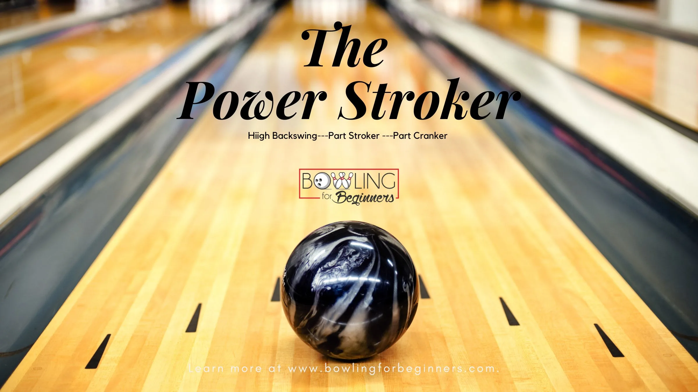 The power stroker bowlers putting spin on the bowling ball is natural