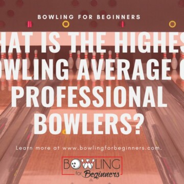 What is the highest bowling average of professional bowlers