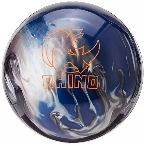 Brunswick rhino bowling ball for hooking