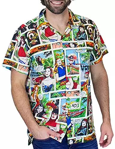 Comic bowling shirt