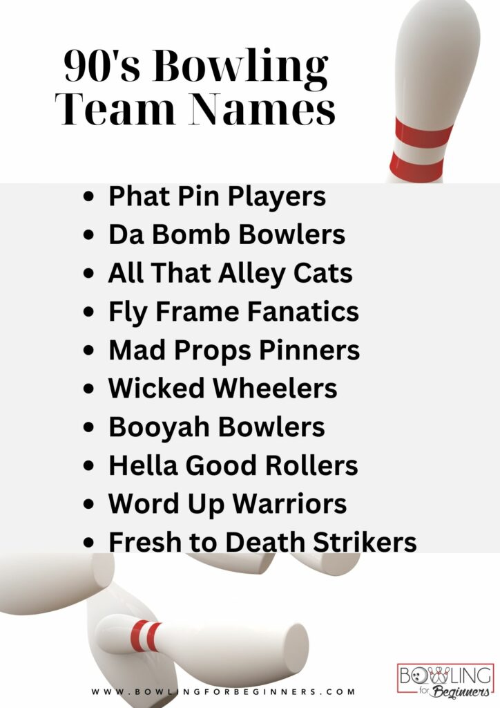 90s bowling team names