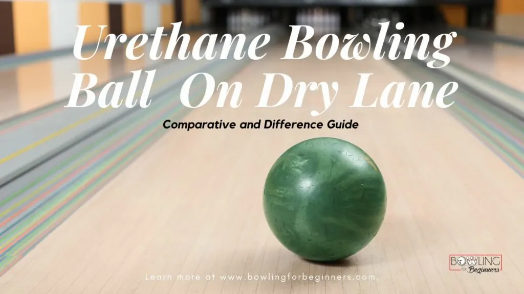 Green urethane ball on a dry line where it performs best